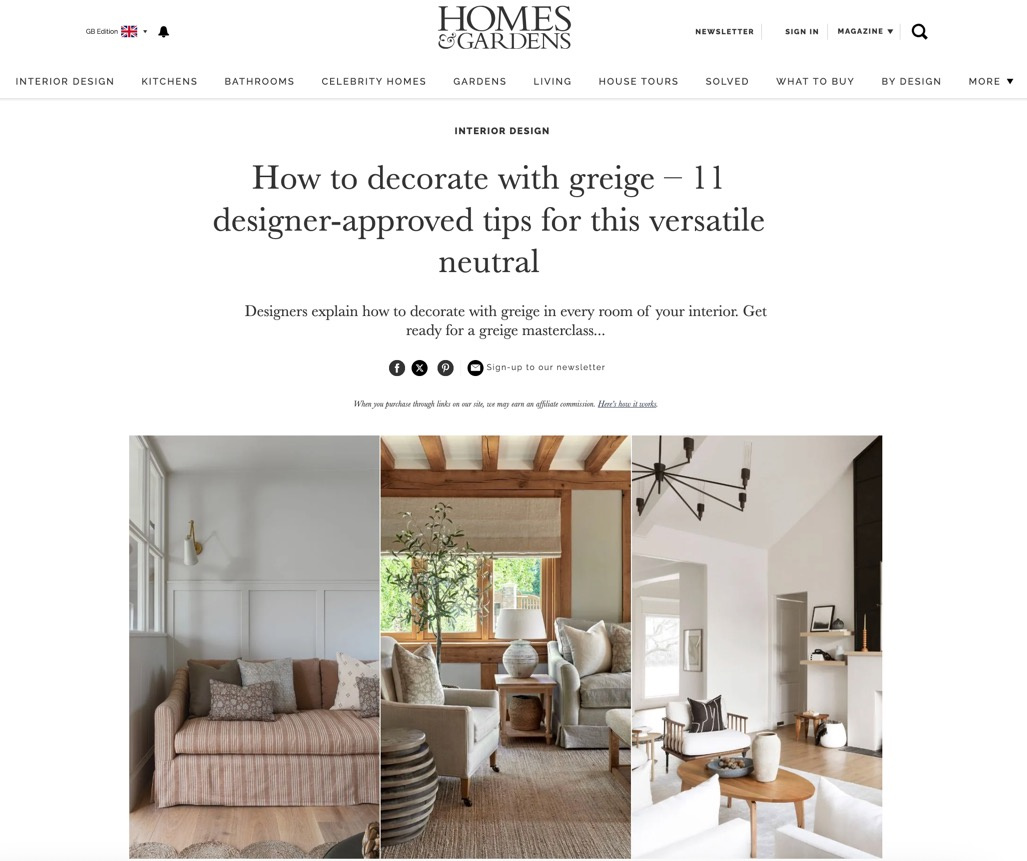 Press - Homes & Gardens